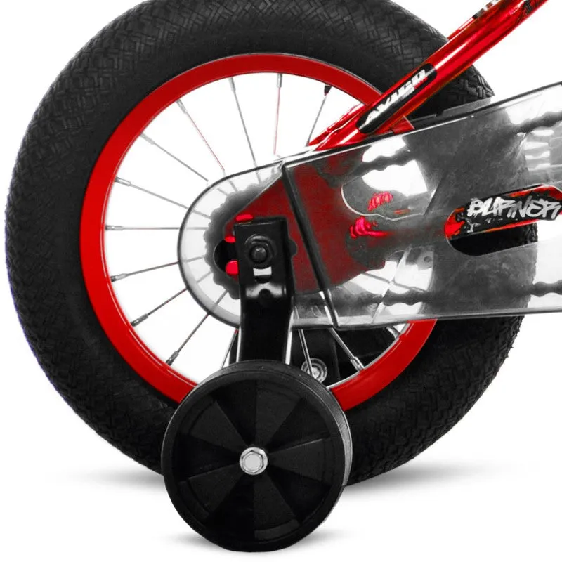14" Avigo Burner Red, Replacement Training Wheel Set