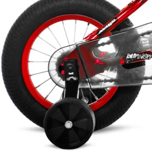 14" Avigo Burner Red, Replacement Training Wheel Set