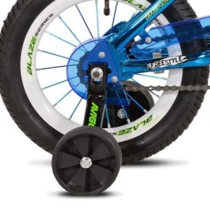 14" Avigo Fusion Blue, Replacement Training Wheel (Set)
