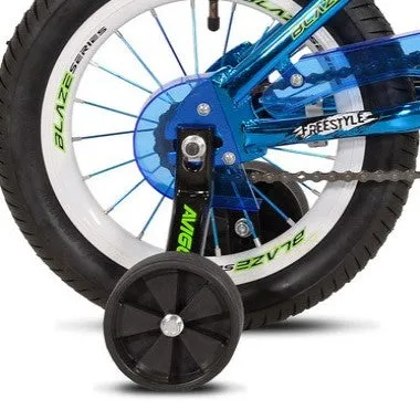 14" Avigo Fusion Blue, Replacement Training Wheel (Set)