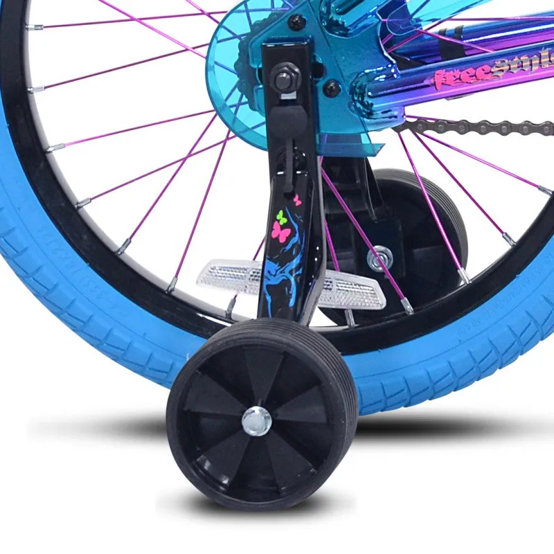 18" Kent Illusion Blue Purple, Replacement Training Wheel (Set)
