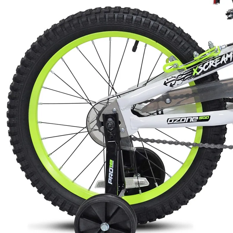 18" Ozone 500 X Scream Black-Green, Rear Wheel