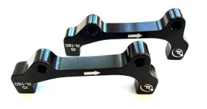 2 Formula 180mm Front / 160mm Rear I.S. to Post Mount Bike Disc Brake Adapters NEW