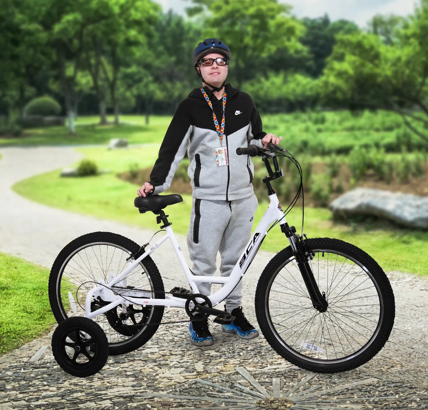 26" BCA FATWHEELS Adaptive Training Wheel Bike