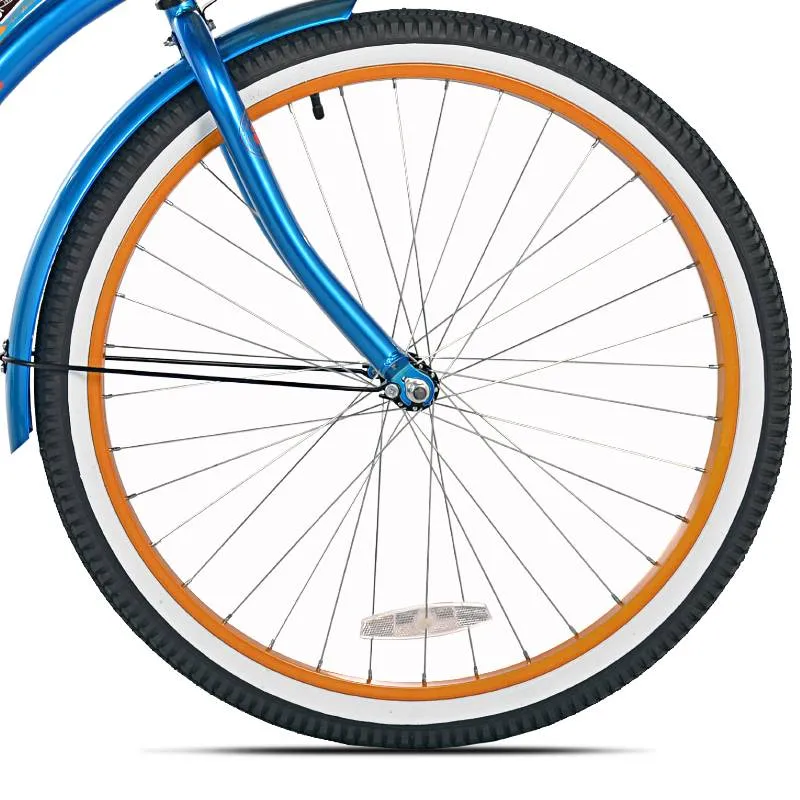 26" Margaritaville (Blue/Gold) Cruiser, Replacement Front Wheel