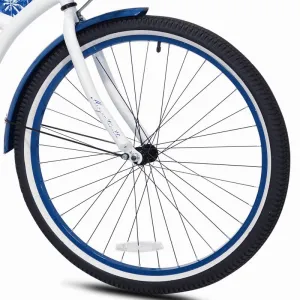 26" Margaritaville White/Blue, Replacement Front Wheel