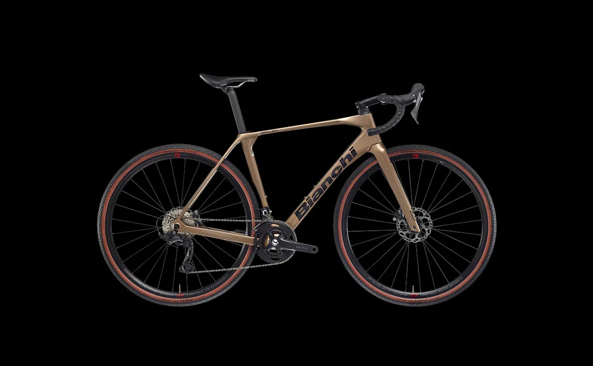 Bianchi Impulso COMP 2024 - Shimano GRX 610 2x12sp - Fulcrum RapidRed 900
