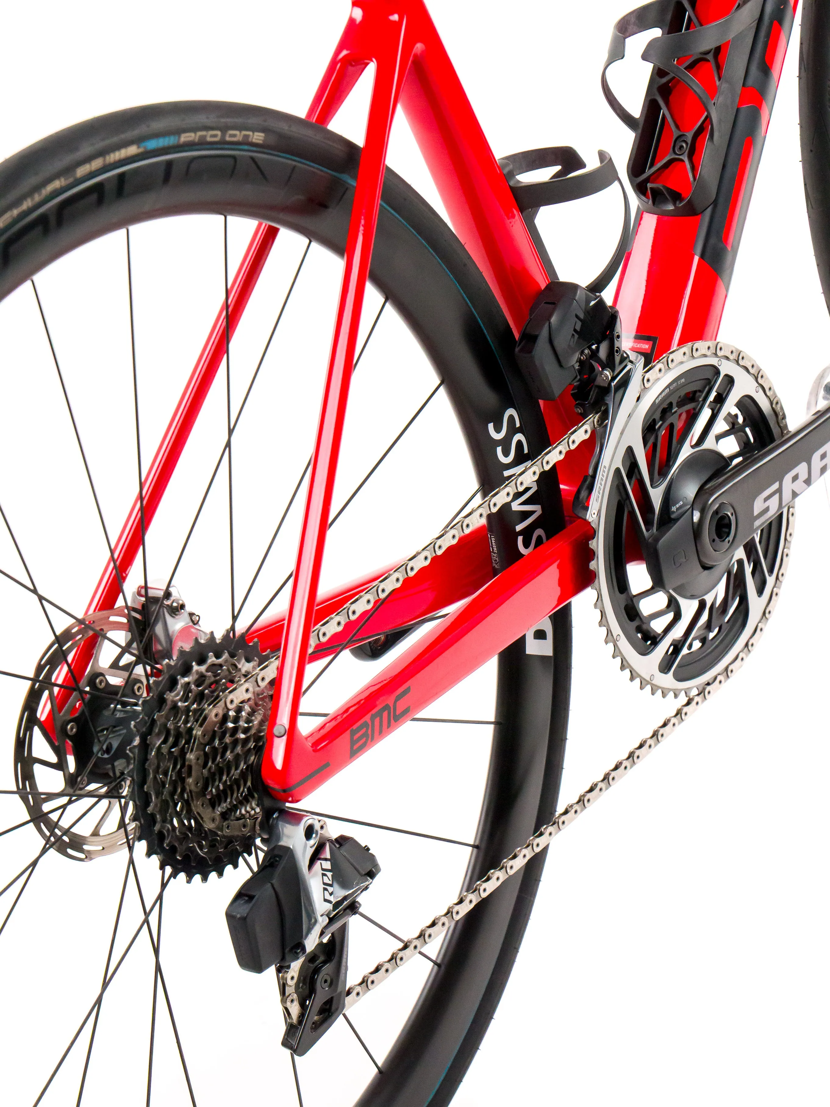 BMC Teammachine SLR01  2023 Team Tudor Pro Cycling F. Lykke size 54 Sram Red eTap AXS 2x12sp