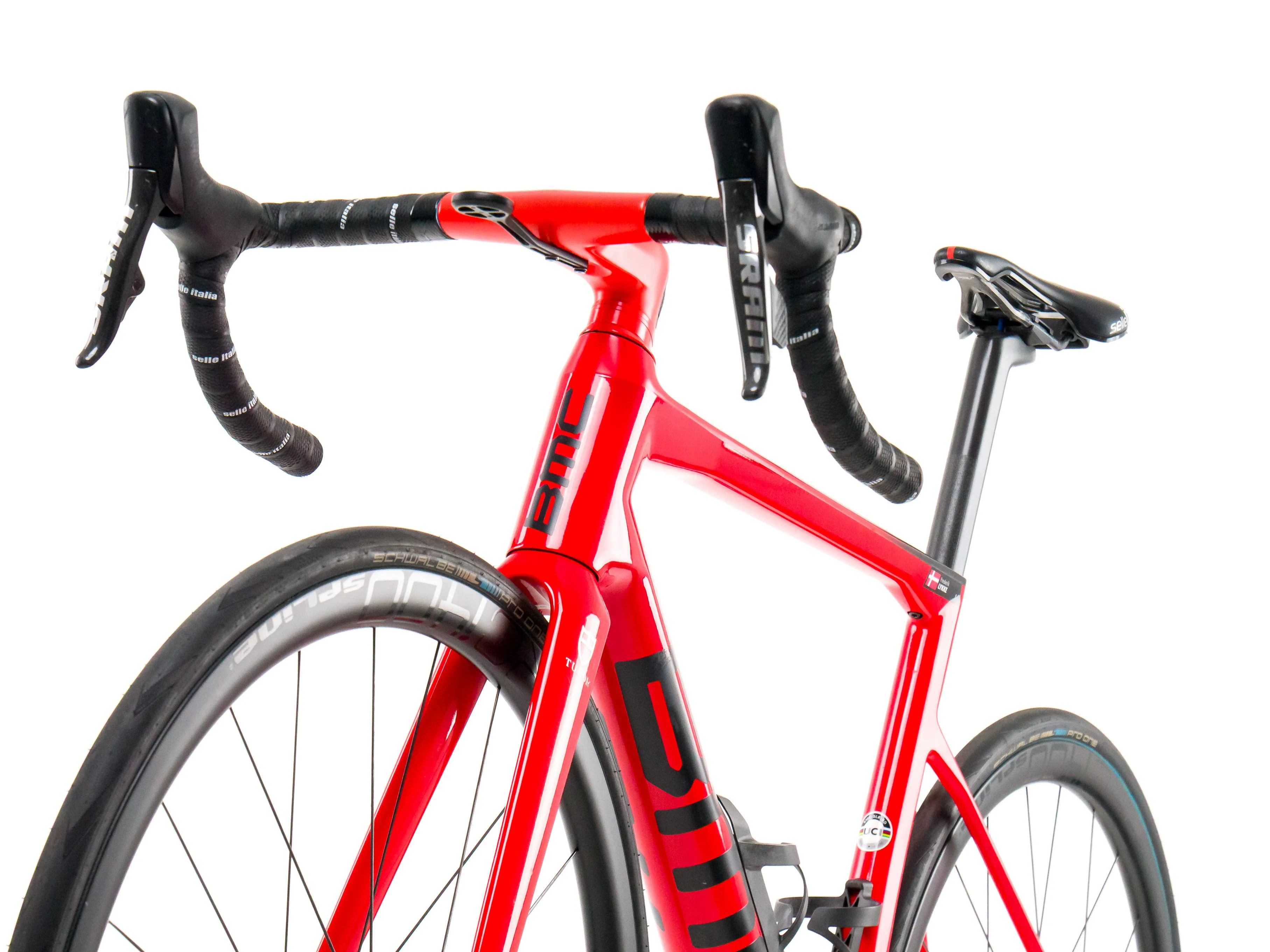 BMC Teammachine SLR01  2023 Team Tudor Pro Cycling F. Lykke size 54 Sram Red eTap AXS 2x12sp