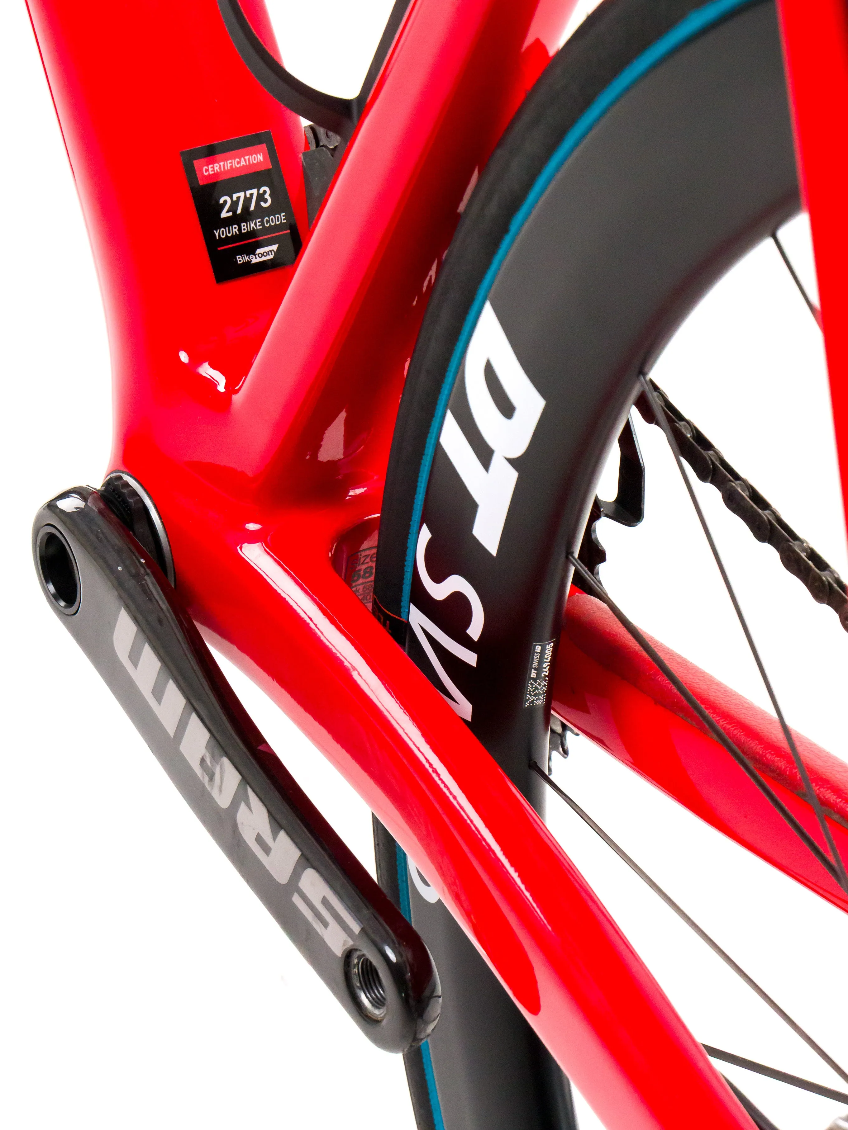 BMC Teammachine SLR01  2023 Team Tudor Pro Cycling  size 58 Sram Red eTap AXS 2x12sp