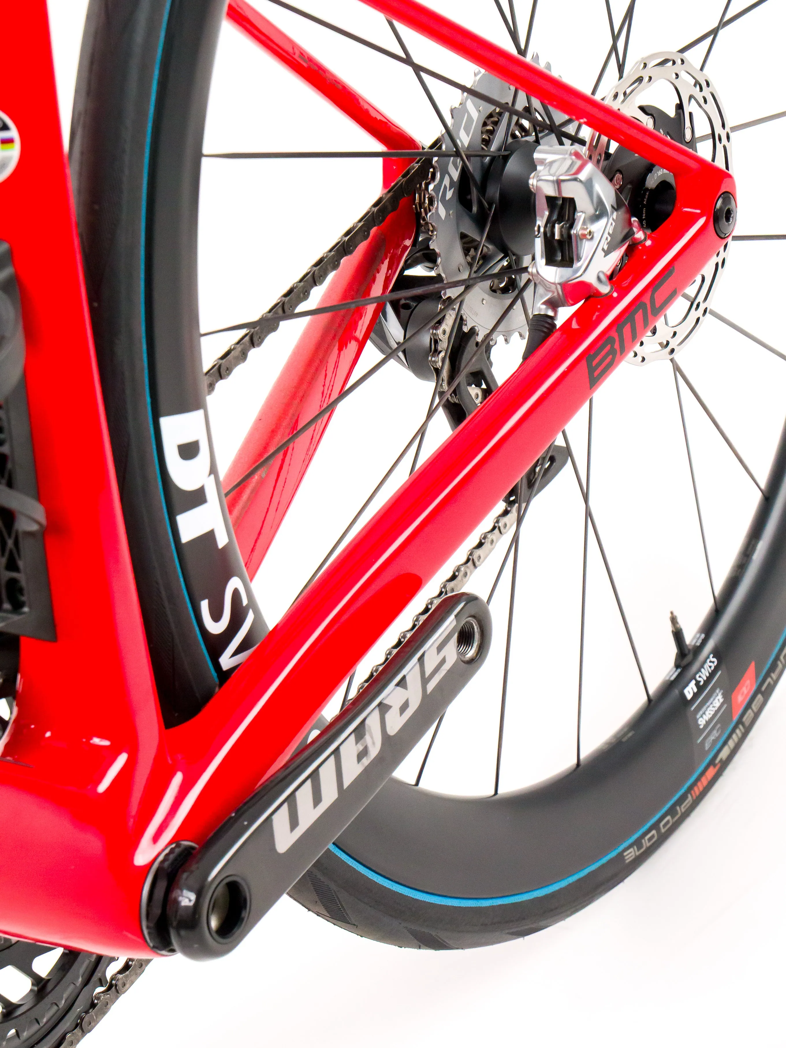 BMC Teammachine SLR01  2023 Team Tudor Pro Cycling  size 58 Sram Red eTap AXS 2x12sp