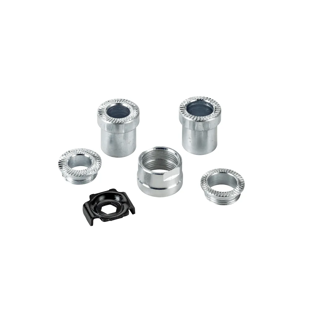 Elite Knurled Thru Axle Adaptor (Silver)