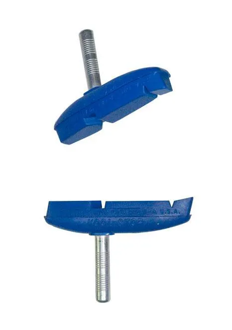 Kool Stop Eagle 2 Threaded Rubber Rim Brake Pads (Blue)