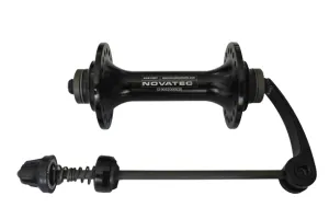 Novatec S-Elite Rim Brake Front Hub (Ano Black)