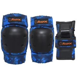 Razor® Blue Camo Youth Multi-Sport Pad Set