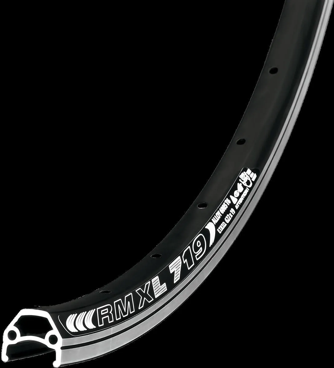 Remerx Dragon Line 719 700c Rim Brake Rim (Black)