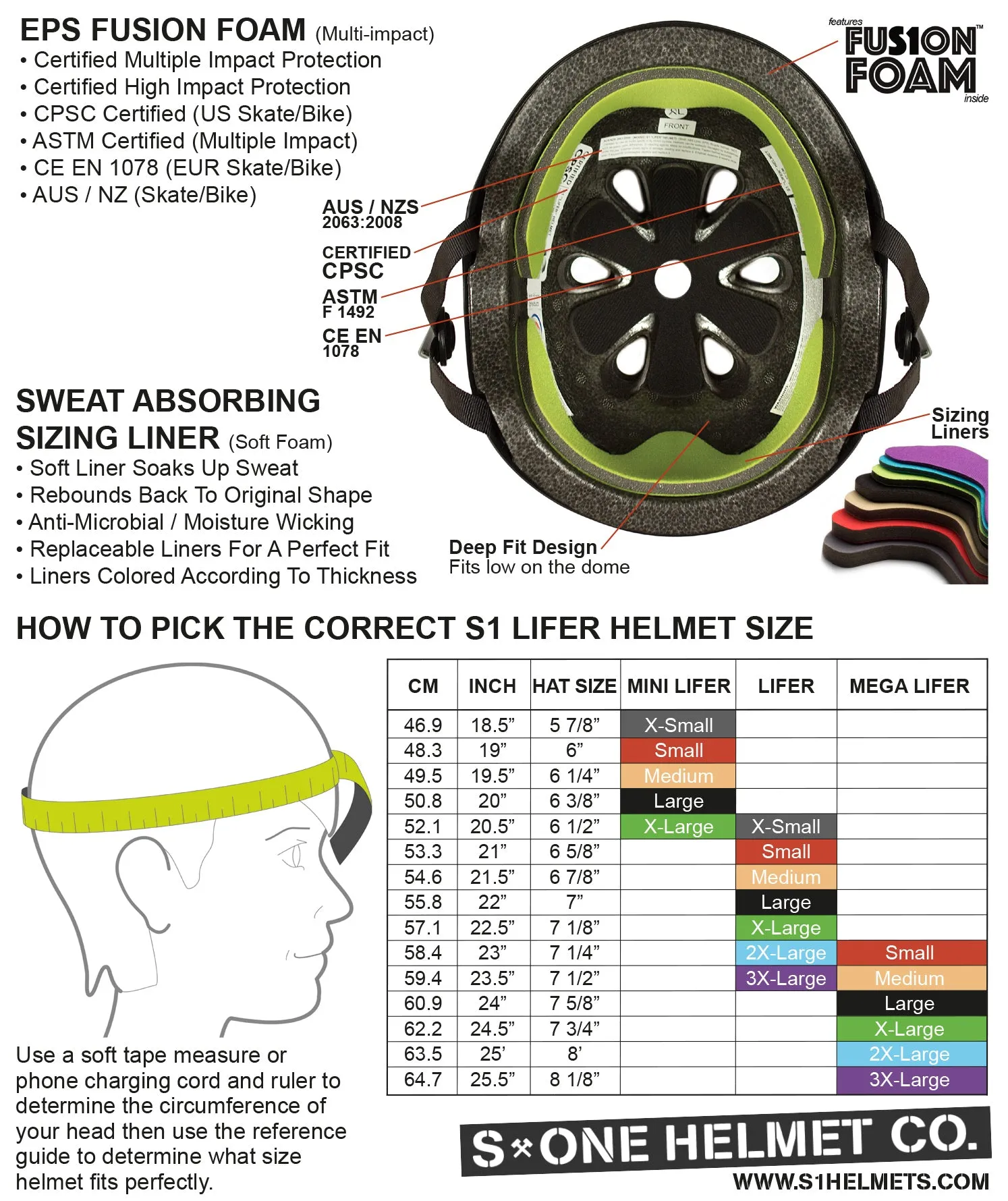 S1 Lifer Helmet - Black Matte W/ Red Straps Se Bikes