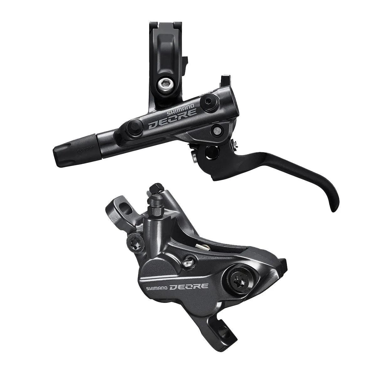 Shimano Deore BL-M6100/BR-M6120 Post Mount Hydraulic Disc Brake (Black)