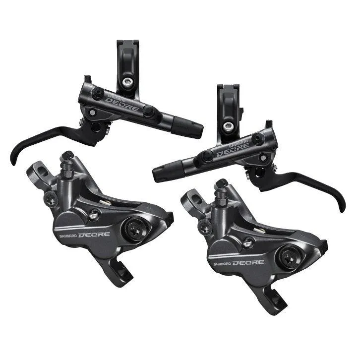 Shimano Deore BL-M6100/BR-M6120 Post Mount Hydraulic Disc Brake (Black)