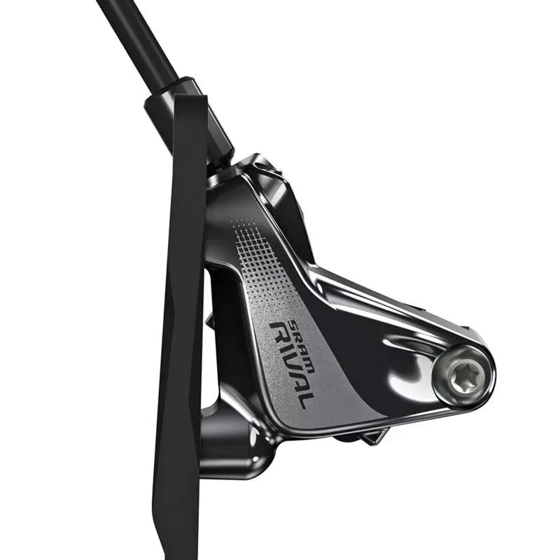 Sram Rival 22 Moto DoubleTap Flat Mount Hydraulic Disc Brake (Black)