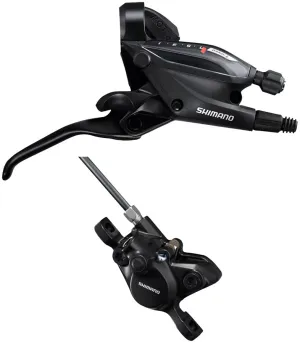 ST-EF505 EZ Fire Plus Shift/Brake Lever BR-MT200 Disc Brake Caliper - Right/Rear 7-Speed 2-Piston BLK