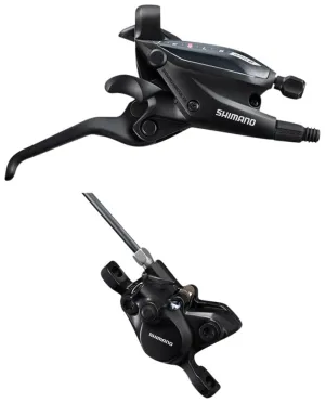 ST-EF505 EZ Fire Plus Shift/Brake Lever BR-MT200 Disc Brake Caliper - Right/Rear 9-Speed BLK