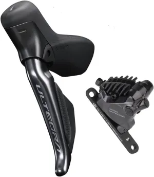 Ultegra ST-R8170F Di2 Shift/Brake Lever BR-R8170 Hydraulic Disc Brake Caliper - Left/Front 2x Flat Mount BLK