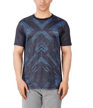 Zakpro Sports Men's Running T-Shirt (Cross Blue)